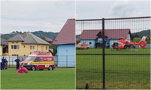 Femeia care a făcut accident în drum spre nuntă are nevoie de sânge! A fost transportată cu elicopterul SMURD la Cluj.